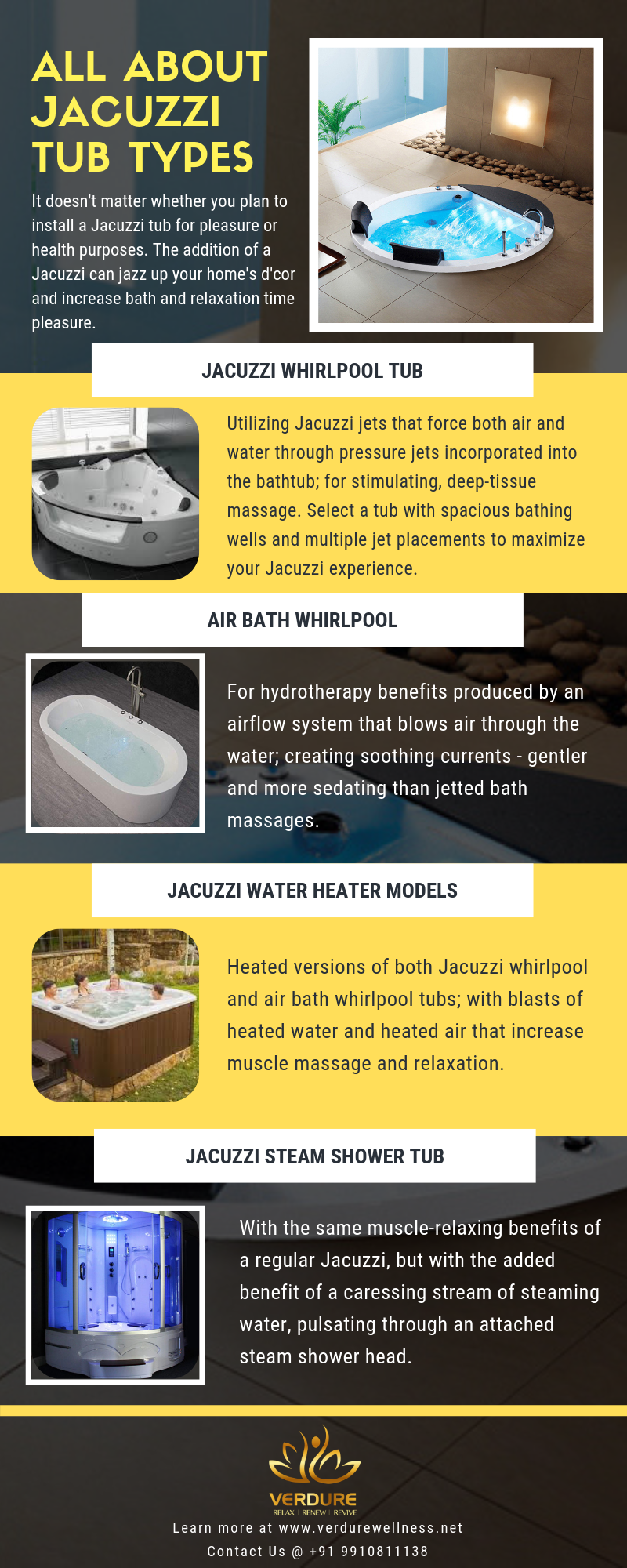 The Best Way to Relax and Rejuvenate is with a Jacuzzi!